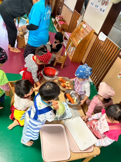 おとわキッズ園 カレーパーティ