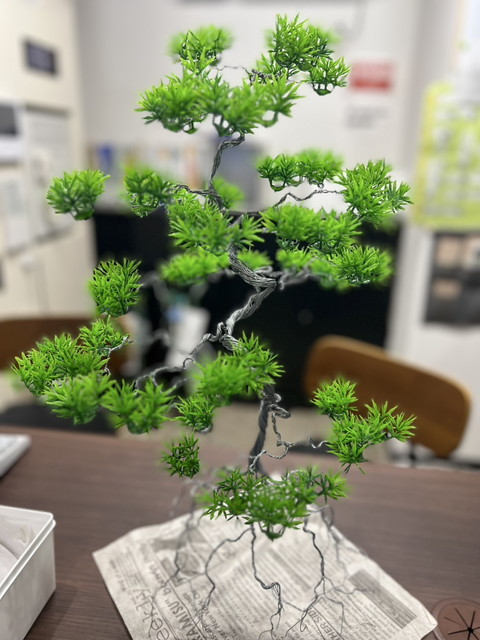 外国人雇用インドネシアの介護の方が作った針金アート