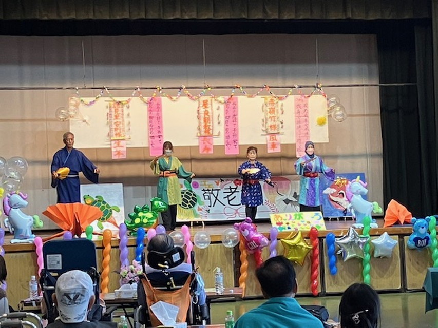 グリーンハウス西原の敬老会
