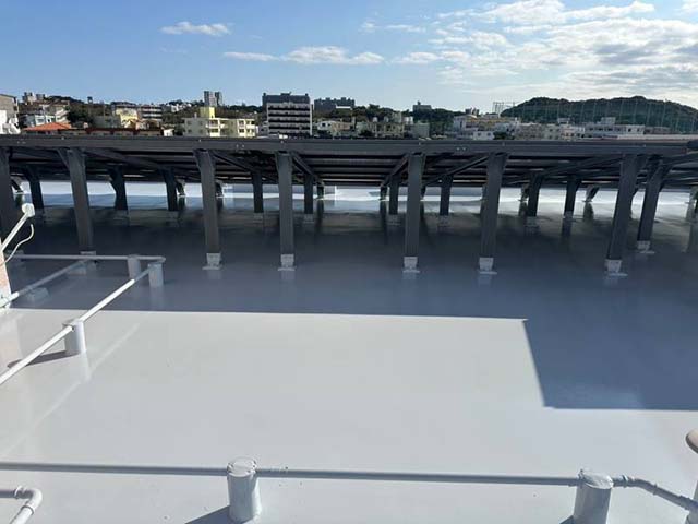 宜野湾市　宮城様邸屋上防水工事