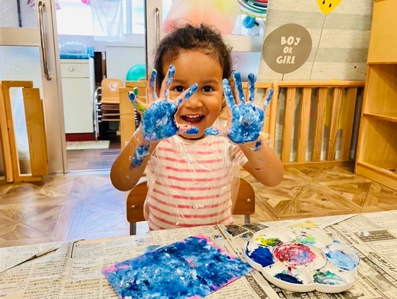 遊ぶ子どもたちの様子