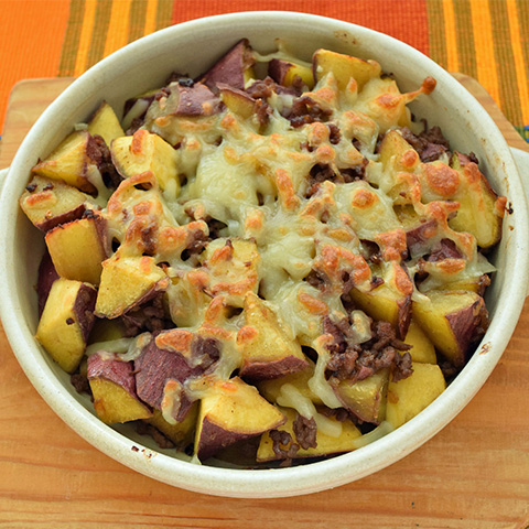 さつまいもの和風グラタン