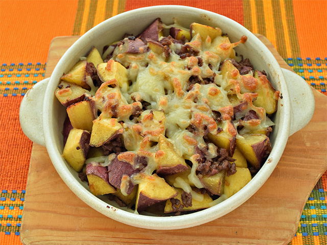 さつまいもの和風グラタン