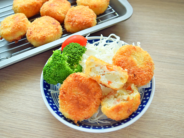 じゃがいもと豆腐のコロッケ