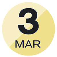 3月