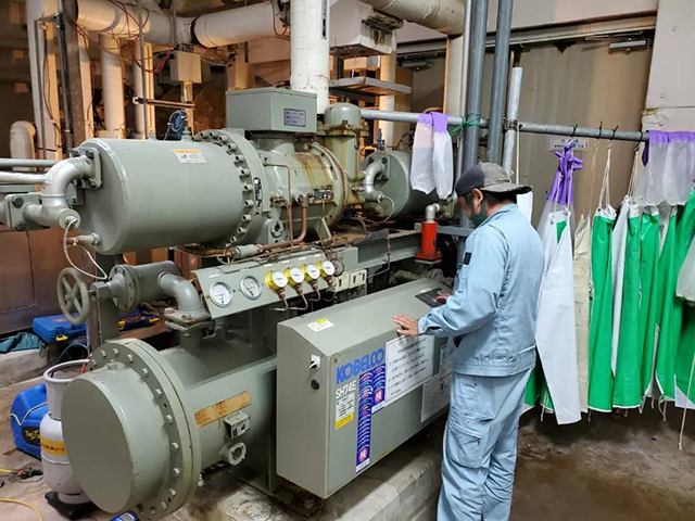 メンテナンスの様子