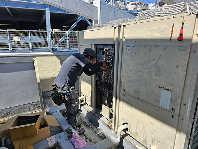 メンテナンスの様子