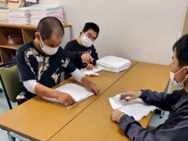 作業風景の様子