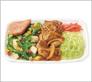 ゴーヤーコンビ弁当（しょうが焼き）