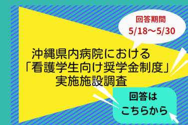 沖縄県内病院における「看護学生向け奨学金制度」実施施設調査