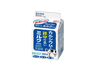 カルシウムと鉄分の多いミルクmini180ml