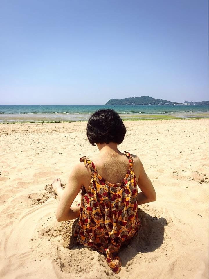 砂浴の様子