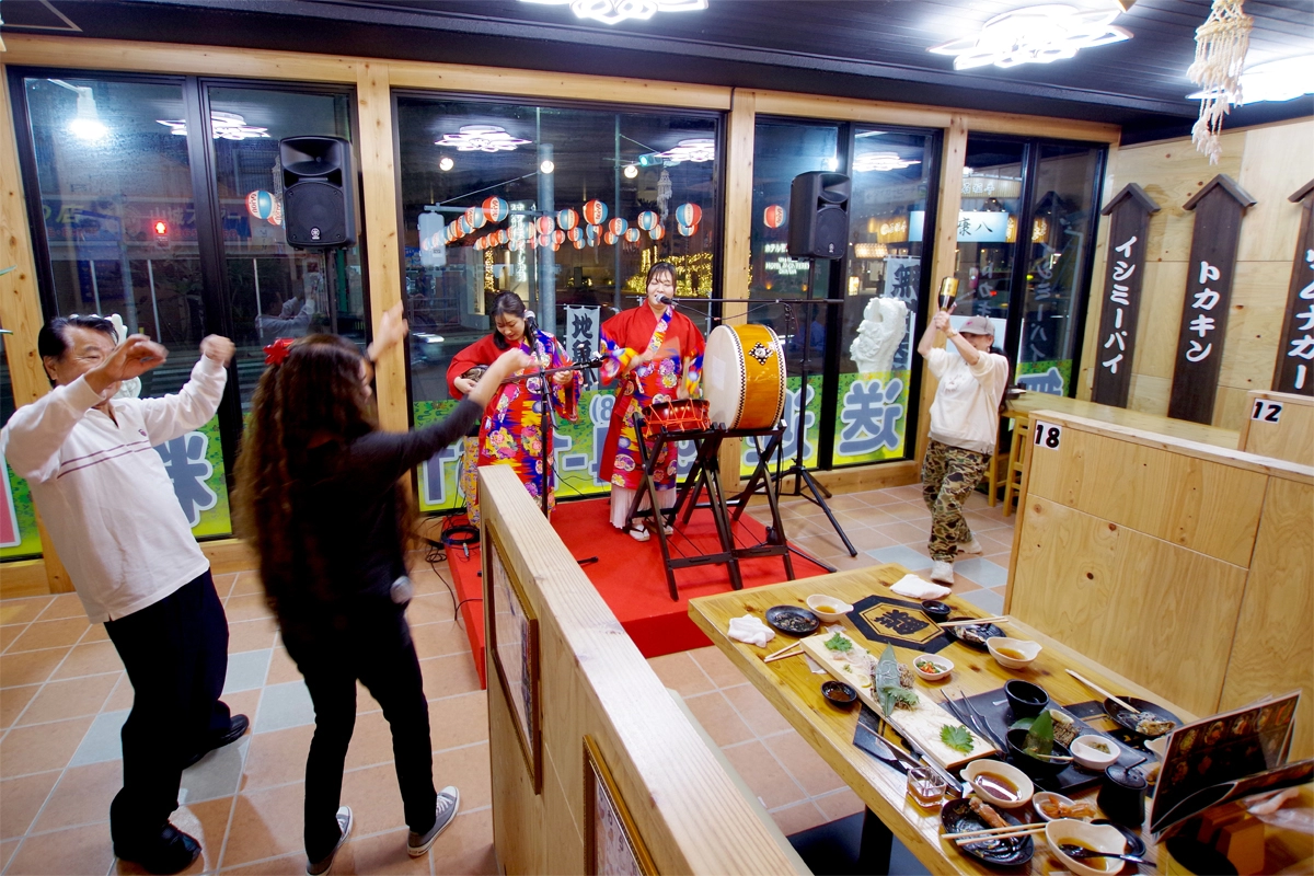 花琉球　恩納店 スライドカチャーシー