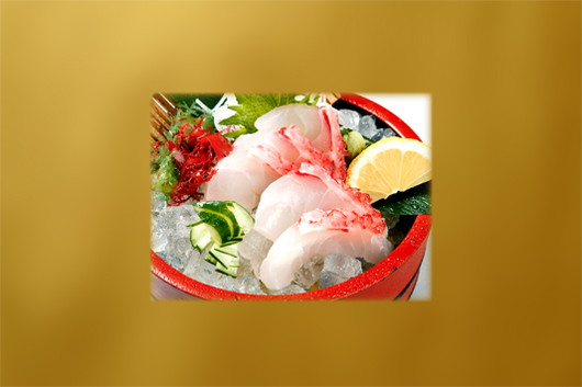 県産白身刺し身