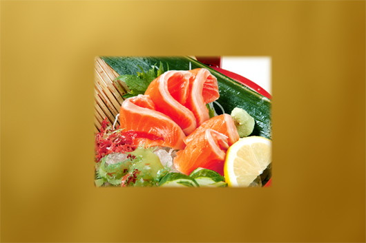 サーモン刺し身