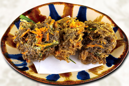 県産もずく天ぷら （3個／天つゆ）