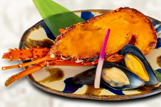 ロブスター雲丹焼き