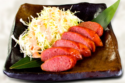 島豚ソーセージ炙り焼き