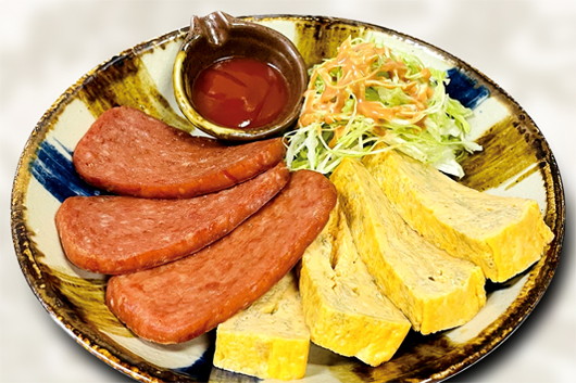 ポークとアーサの出し巻き玉子