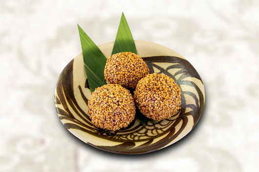 紅芋の胡麻団子 （3個）