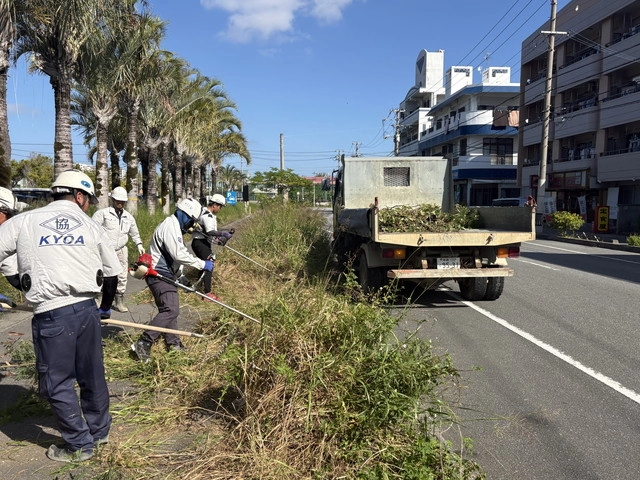 市民ボランティア美化清掃に参加しました
