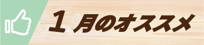 今月のおすすめ