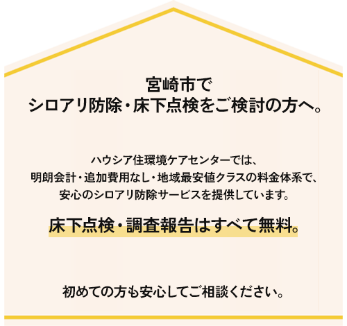 シロアリ防除チラシ