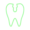 痛みの少ない虫歯治療のアイコン