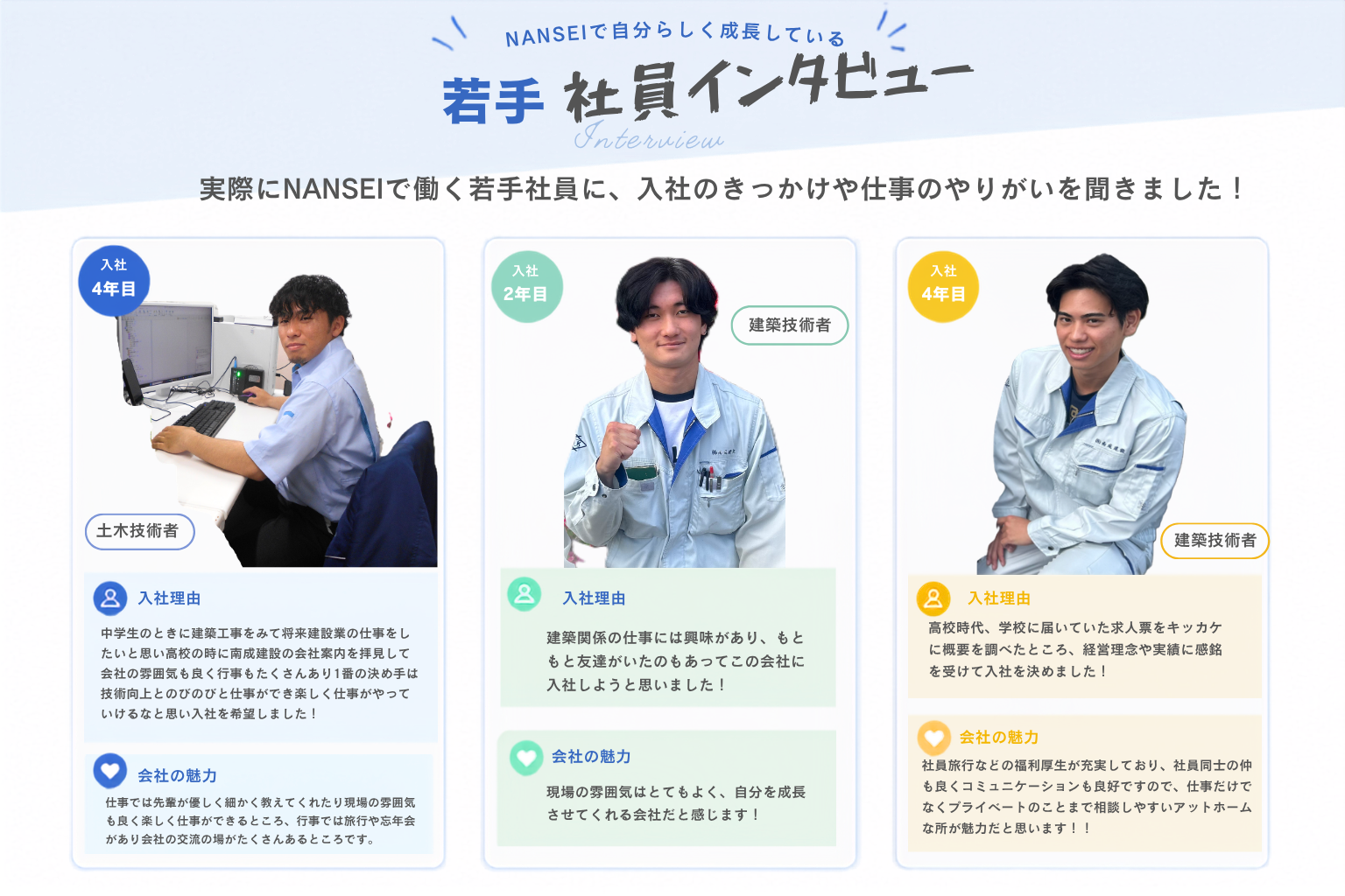 若手技術者インタビュー