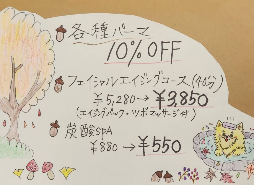 11月のキャンペーン