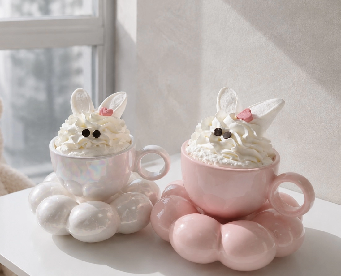 うさぎのホイップコーヒー