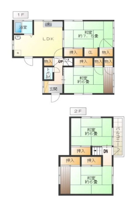 【中古戸建】習志野市実籾本郷 間取り図