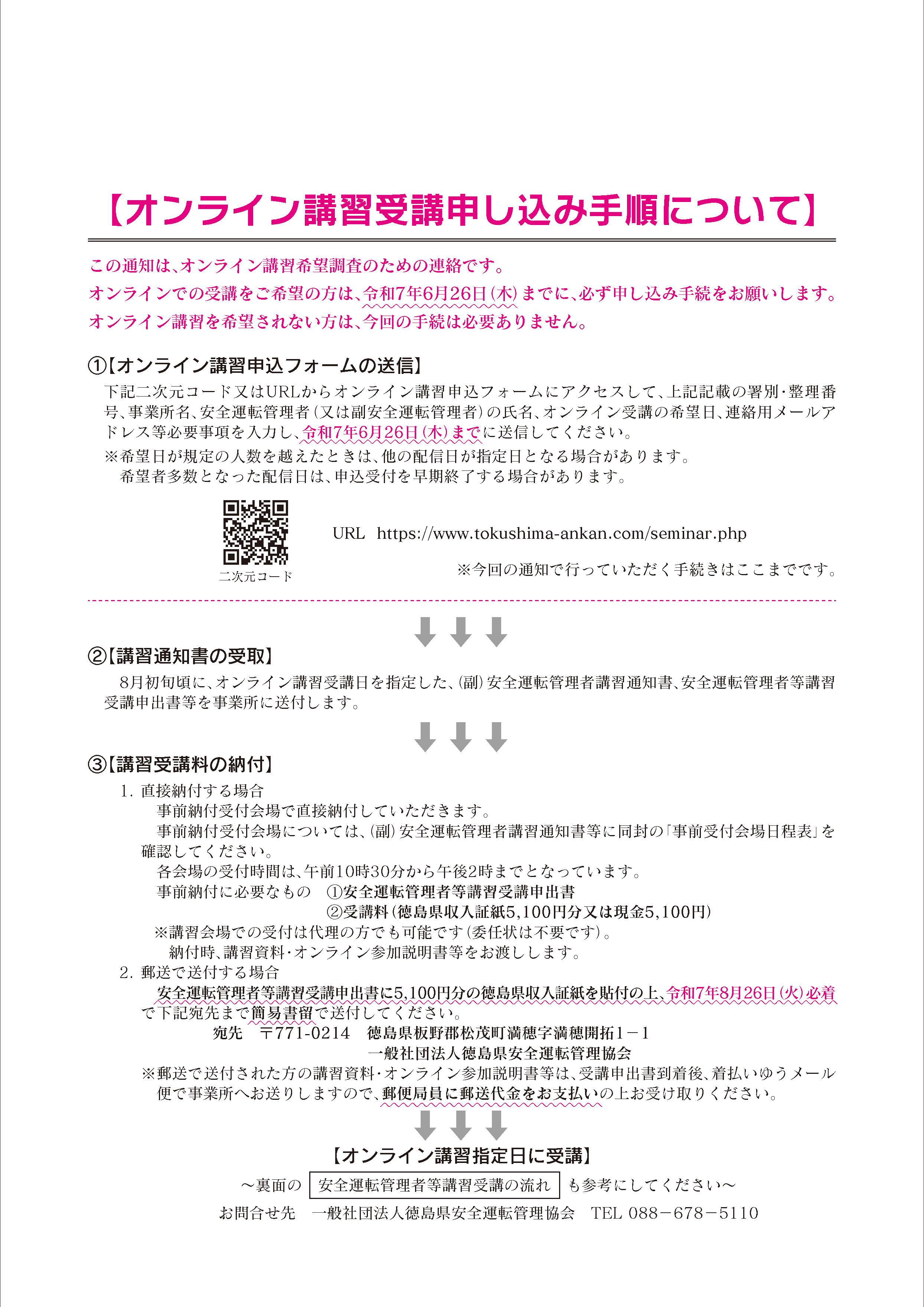 お申し込み手順について