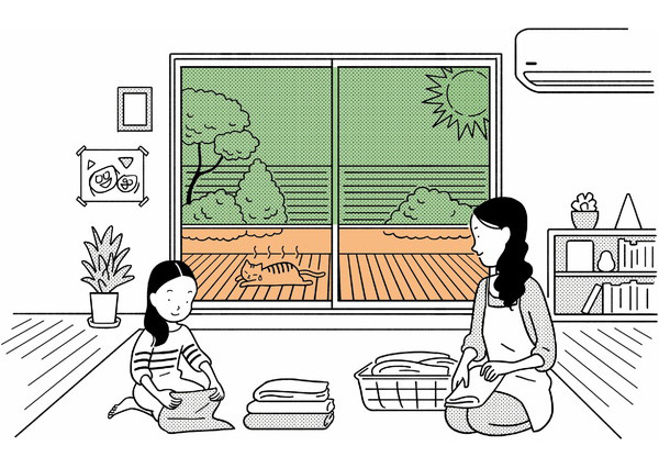 暑い夏も過ごしやすい