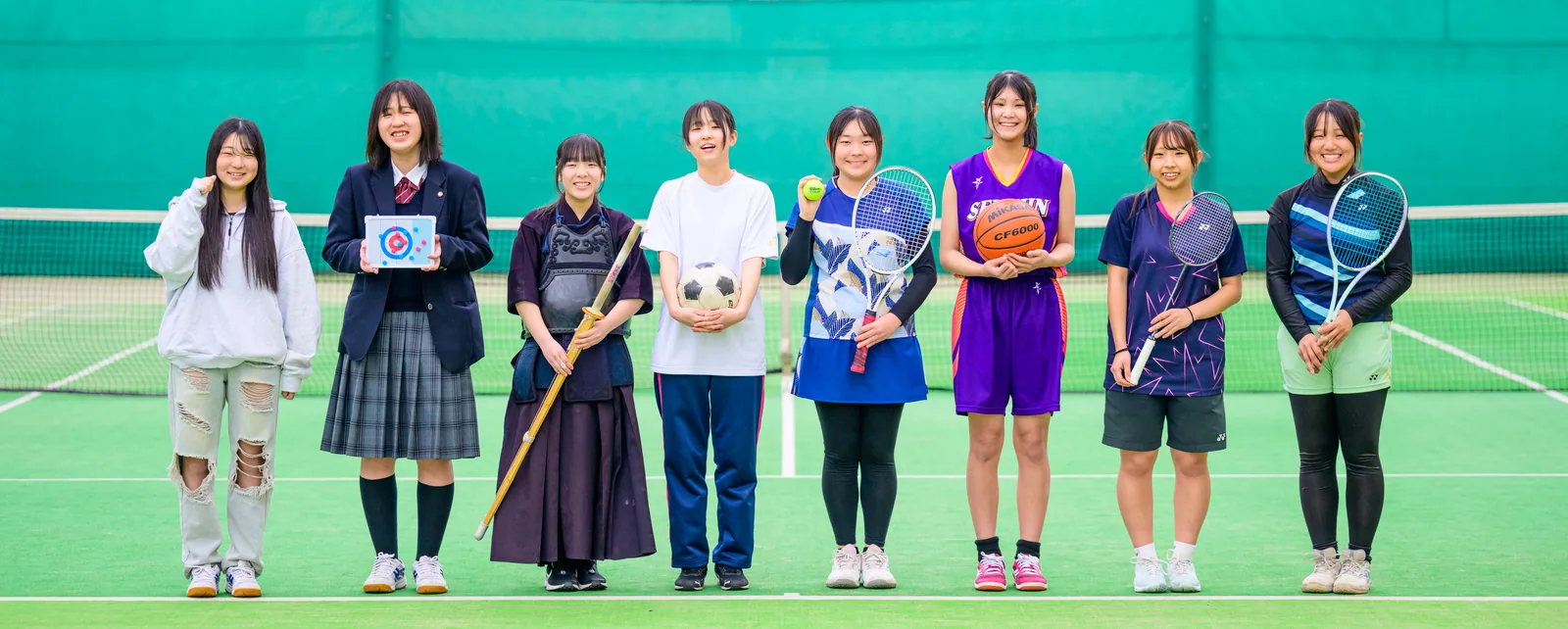 ダンス部を含む運動部の生徒たち
