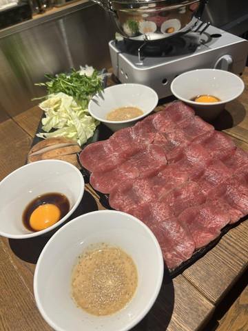 厚並タンしゃぶセット1人前