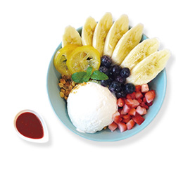 イチゴグリークヨーグルト