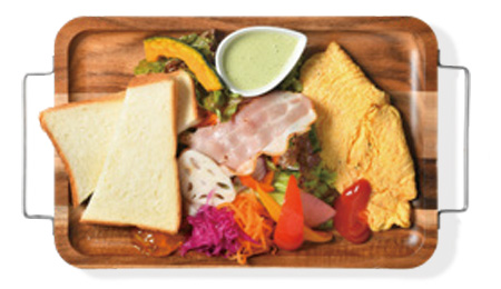 オムレツプレート