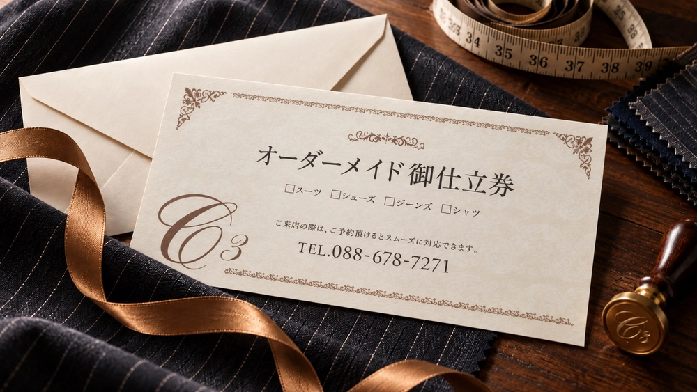 オーダーメイド御仕立券
