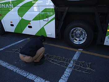 タイヤチェーンの講習会
