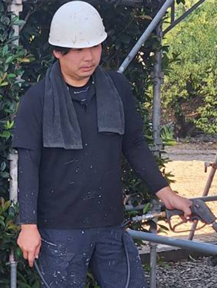 応援の職人さん