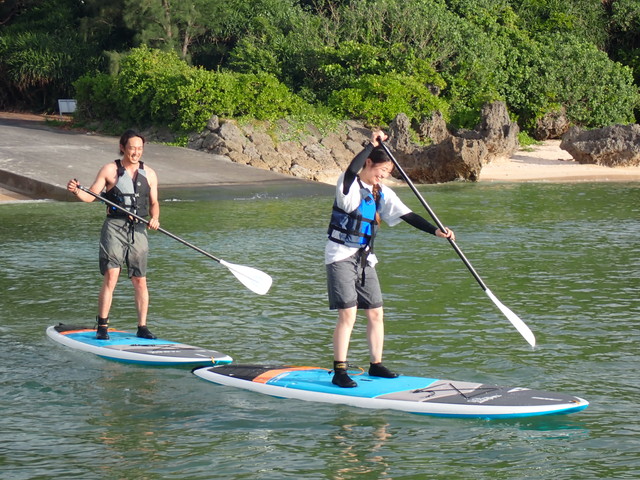 サンセットサップクルージング｜エークサップオキナワ|沖縄の海で