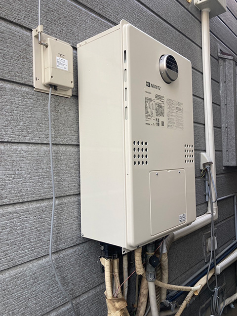 給湯器の取替工事 ビフォーアフター