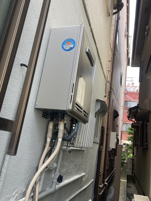 給湯器の取替工事 アフター