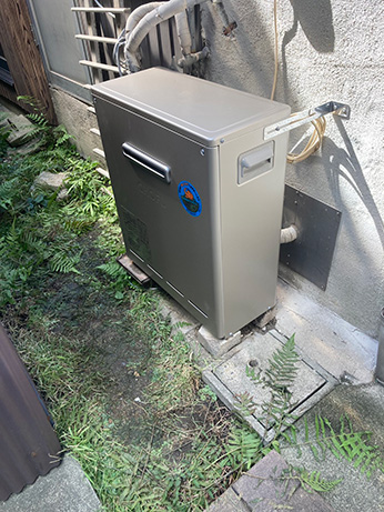 給湯器の取替工事 アフター