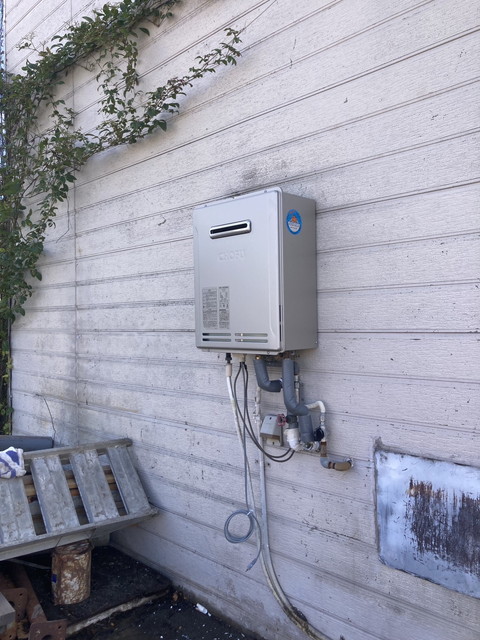 給湯器の取替工事 アフター