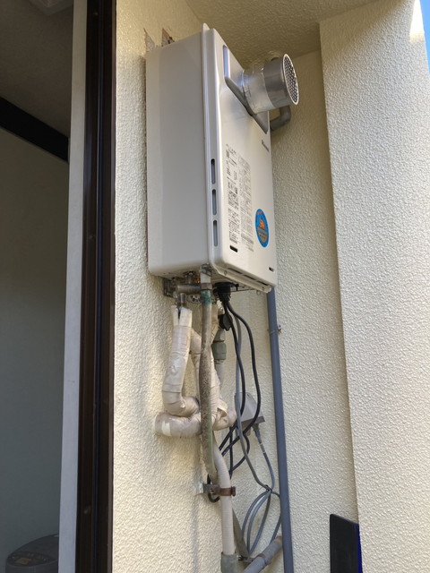 給湯器の取替工事 アフター