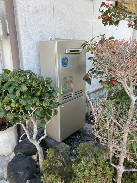 給湯器の取替工事 アフター