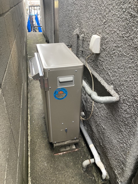 給湯器の取替工事 アフター
