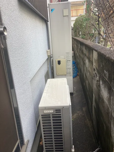 給湯器の取替工事 ビフォー
